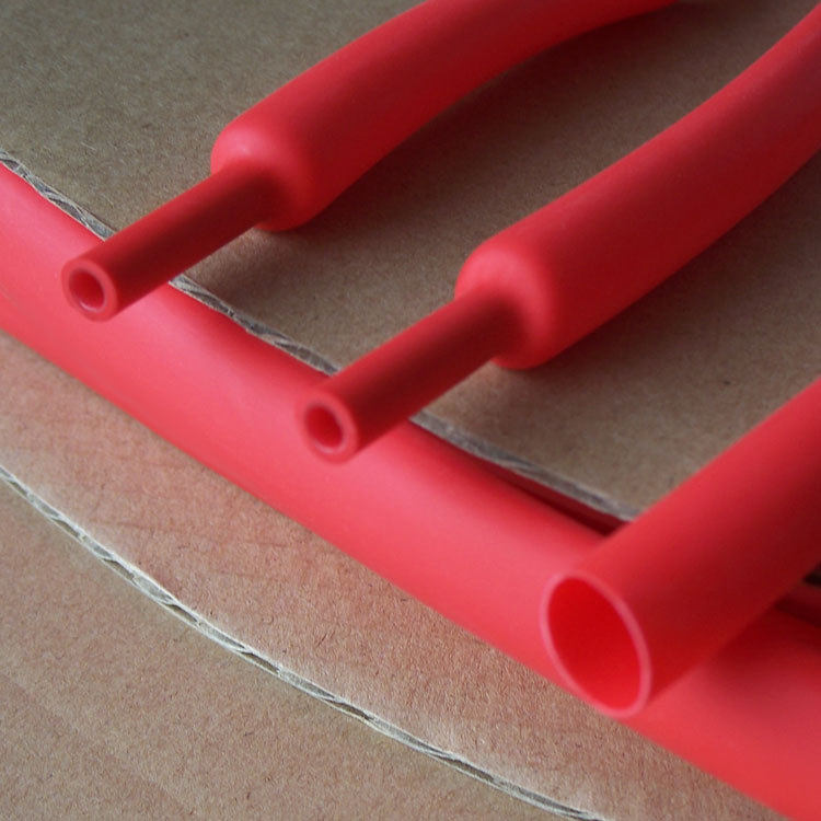 Φ12 7mm red double wall tube with glue double wall heat shrinkable tube 3 times shrinkage rate sealed waterproof insulation