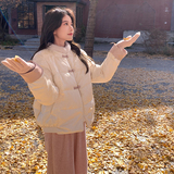 新中式国风提花羽绒服女冬季2025新款超好看盘扣气质短款小个子，女装羽绒服，2C057