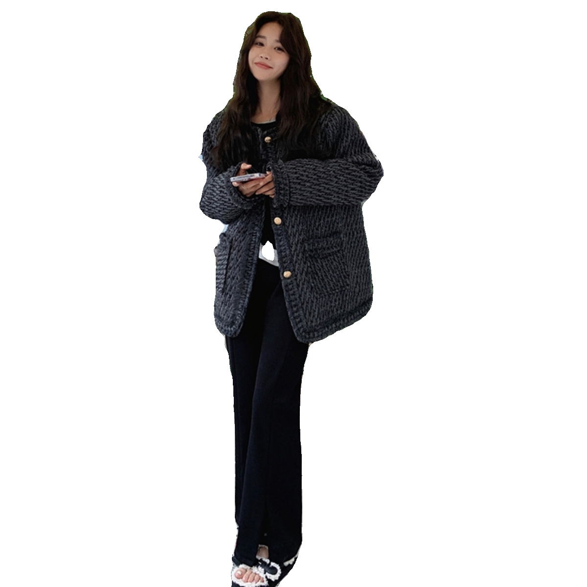 2C085-Q951P245现货新款主推90白鸭绒小香风羽绒服外套K379,女装羽绒服,2C085