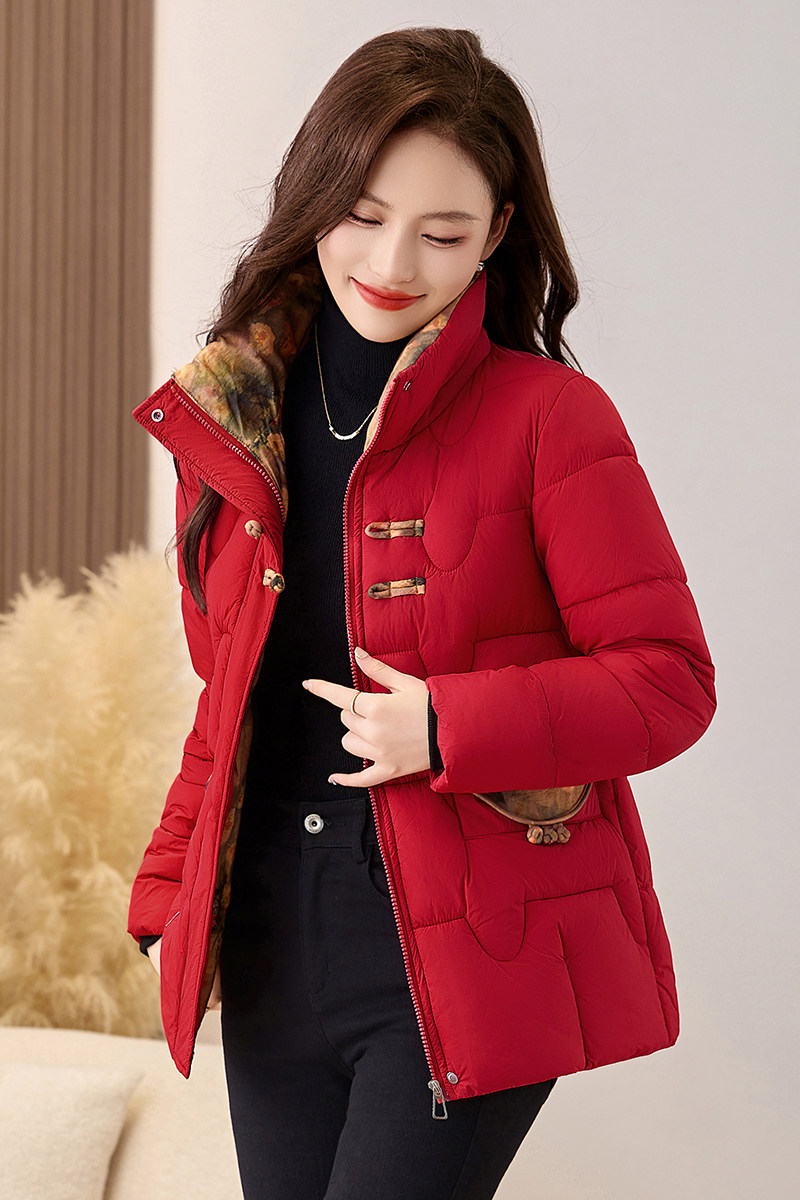 中式古典风棉服现货,女装棉衣/棉服,锦绣伊人