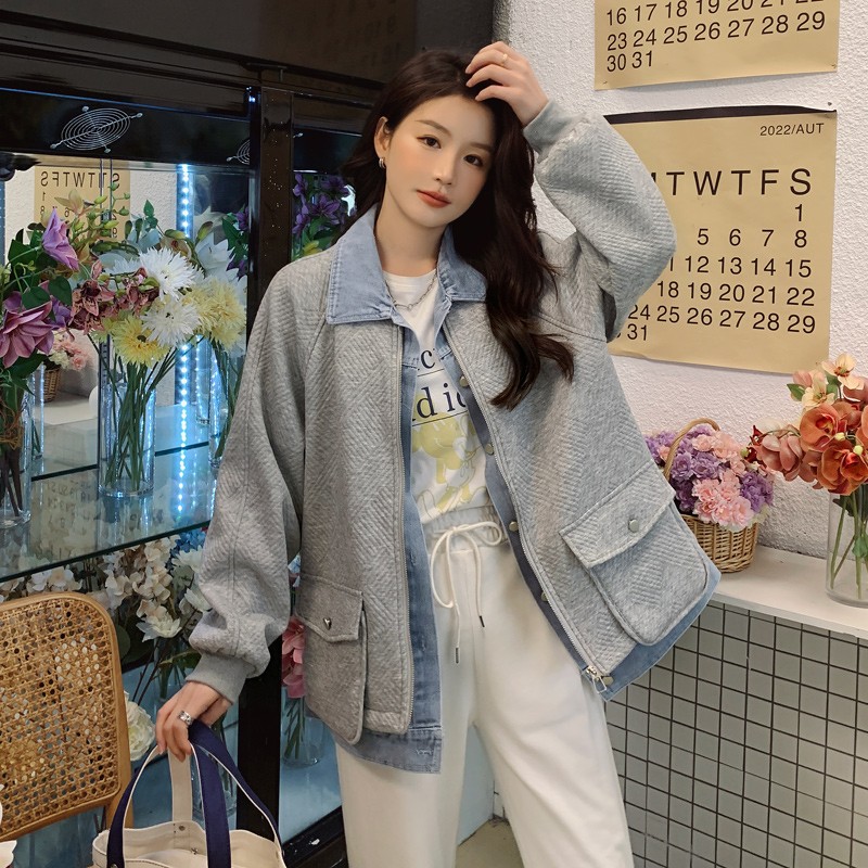 【新款档口现货】2025新款秋牛仔女装韩版休闲外套P125,女装短外套,2C266