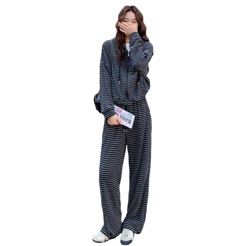 条纹卫衣套装2C206-L590-P175-K258,女装套装/套裙,2C206
