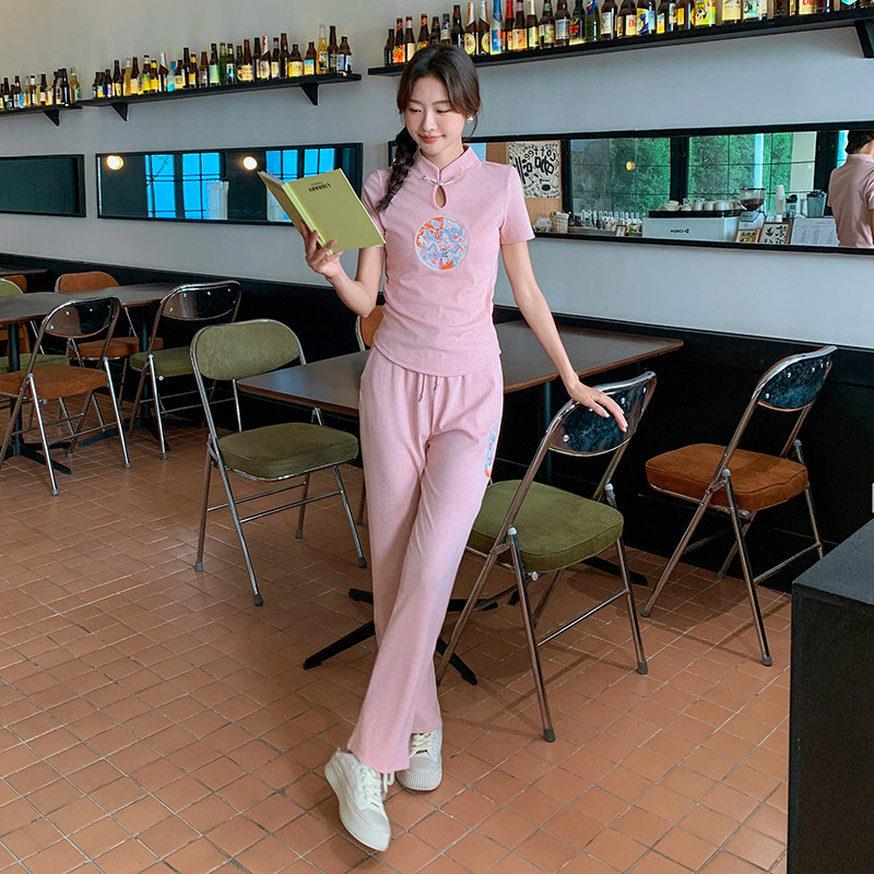 【现货】1C128-6670-新中式盘扣套装P125-K175档口现货,女装套装/套裙,2D148