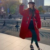 2025冬装新款牛角扣连帽羊羔毛外套【现货】002，女装短外套，2C292