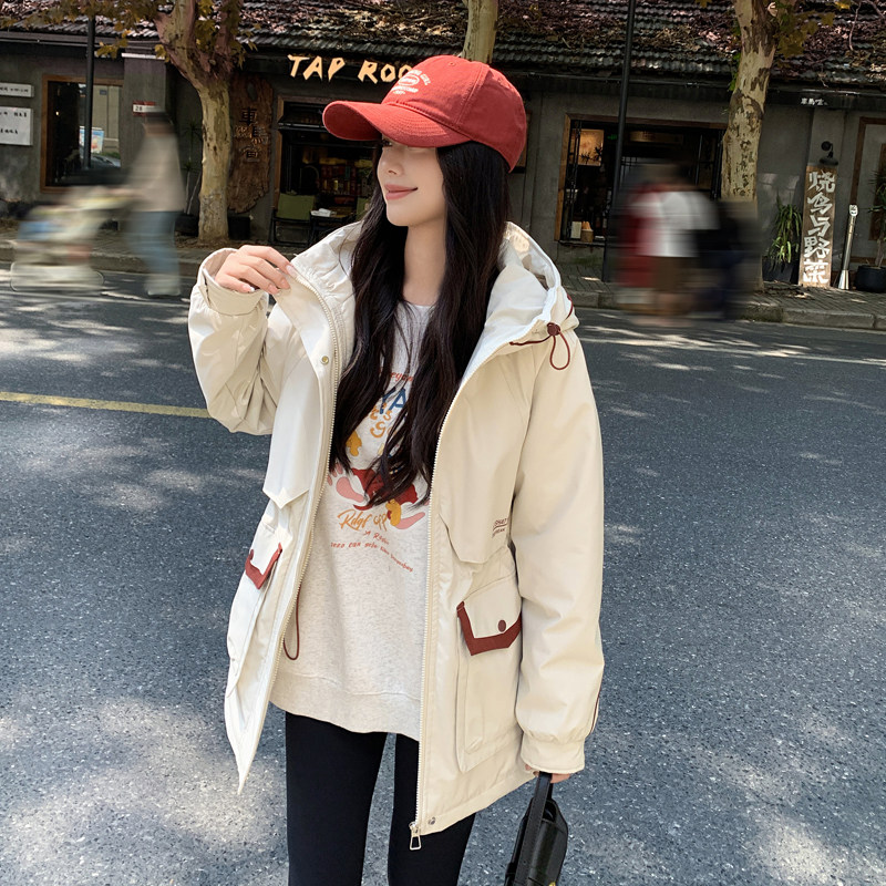档口现货2025新款女装冬款网红风衣加绒外套266-p170-k248,女装棉衣/棉服,2C266