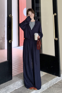 卡其色复古长袖外穿衬衫女秋2025新款韩版宽松显瘦小个子气质衬衣图片