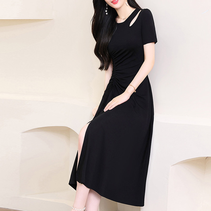2025年夏季新款休闲时尚面料超舒适连衣裙，女装连衣裙，臻衣坊,女装连衣裙,1C078
