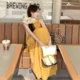 韩系穿搭一整套女2025夏季新款时尚荷叶边无袖背心连衣裙两件套装，女装套装/套裙，2C166
