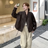 大货已出数据好蛋白皮衣C258-2568P150K218，女装皮衣，2C258
