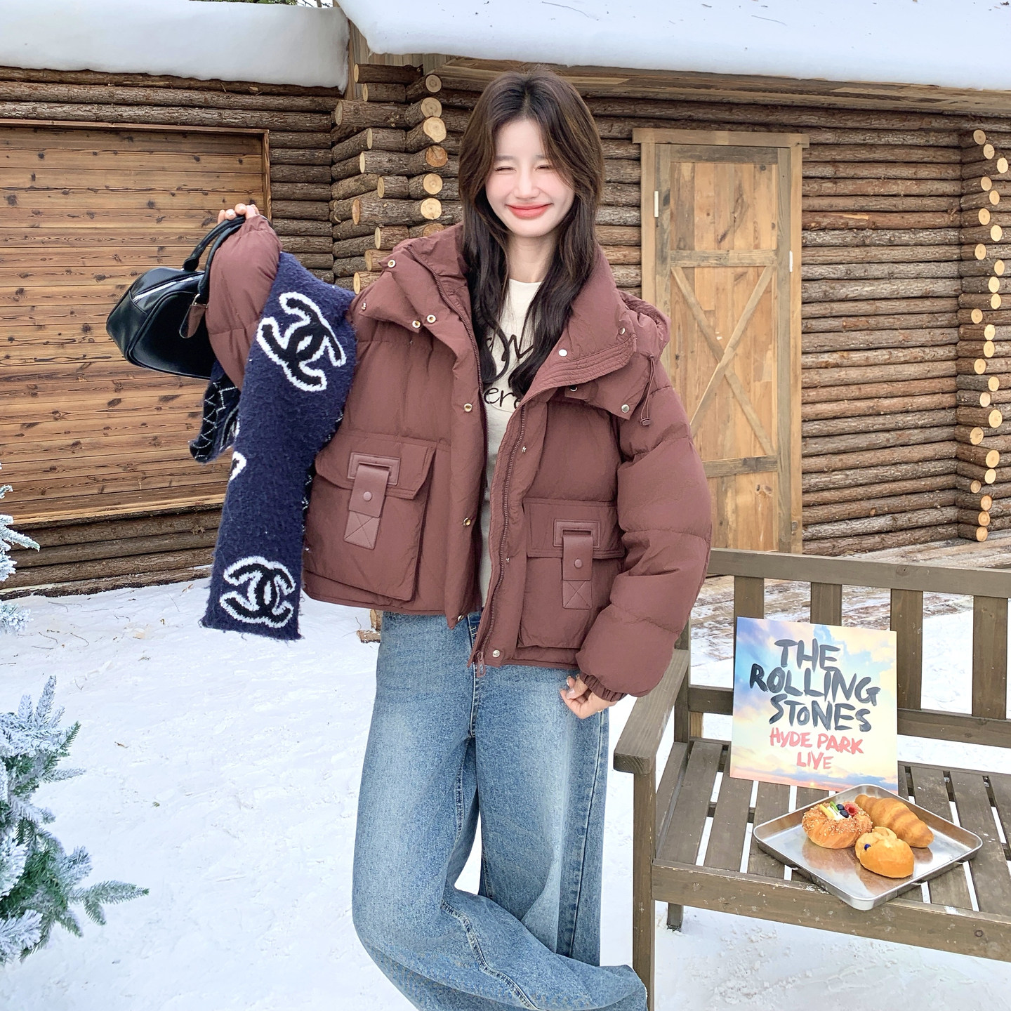 现货！现货！现货！时尚连帽50绒羽绒服2C212-G200-P255-K388图片