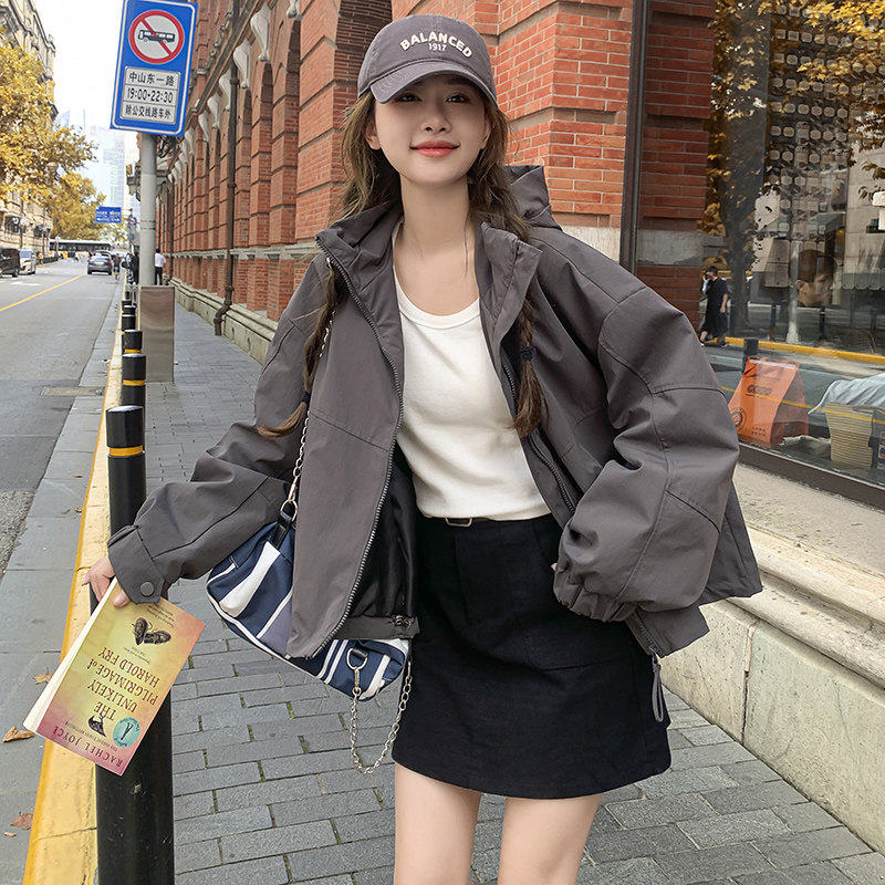 【现货】有买家秀连帽冲锋衣夹克2C301-8507-P145-K198,女装短外套,2C301