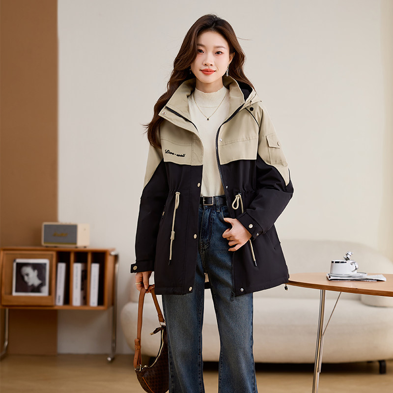 2025年冬季羽绒派克服女时尚潮流款，女装派克服，梦依缘,女装派克服,梦依缘