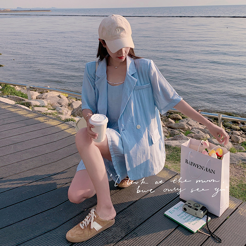 夏季新款西装三件套套装2C018-337-P135188,女装套装/套裙,2C018