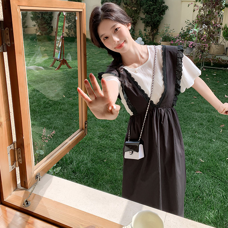 【现货】减龄显高连衣裙套装T32-P135-K188,女装连衣裙,2C207