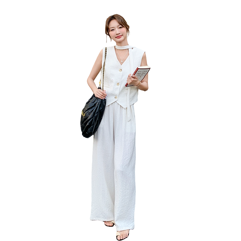 现货两件套无袖马甲+阔腿裤套装2C259-7715-P155-K228,女装套装/套裙,2C259