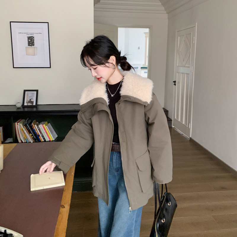 赵露思同款羊羔毛派克服2C090-8728-P235-K368,女装派克服,2C092