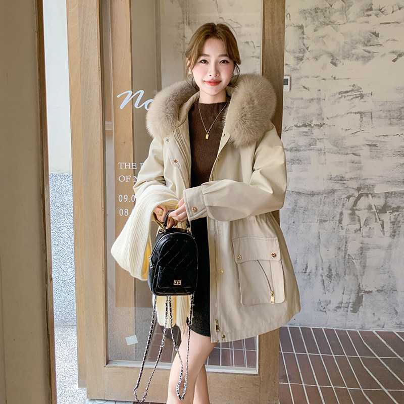 现货主推派克服24新仿真毛领内胆毛毛厚1C086-617-P195-K278图片