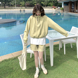【现货】日光黄休闲卫衣套装088-7716P145K198，女装套装/套裙，2C088