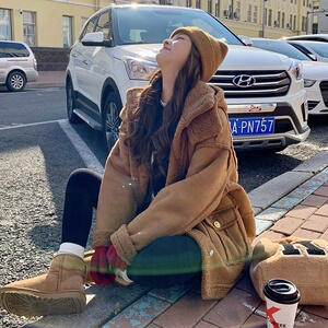 大货已出 皮毛一体外套加厚2C112-A888-P170-258图片