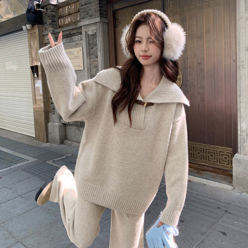 【新款】休闲毛衣套装2C115-2369-P145-K218,女装套装/套裙,2C115