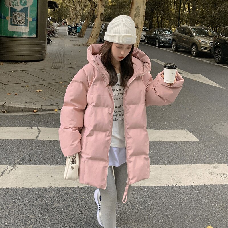小个子羽绒棉服女2025冬季新款韩系慵懒风高级感,女装羽绒服,2C177