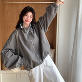 2025秋款新款现货休闲风宽松显瘦舒适简约日常短外套P145K255，女装短外套，2D146