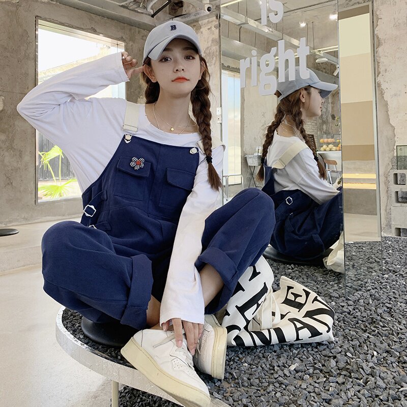 现货C028793单件P105K148休闲气质百搭背带连体裤，女装连体裤，2C028