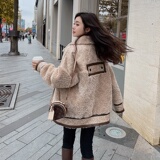 现货2025冬季新款皮毛一体C022-8908-P205-K288，女装皮草，2C022