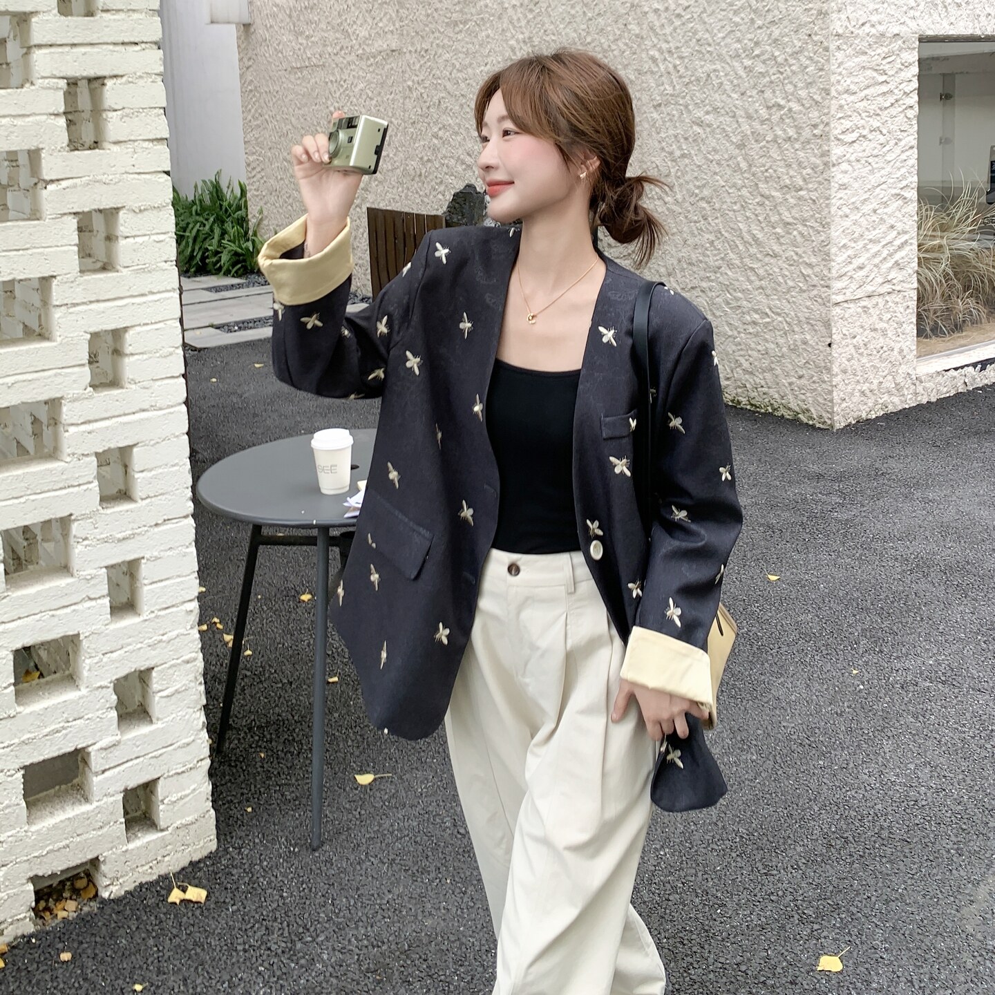 【现货】重工刺绣风压花西服外套女西装2C353+702#P160K238,女装西装,2C353