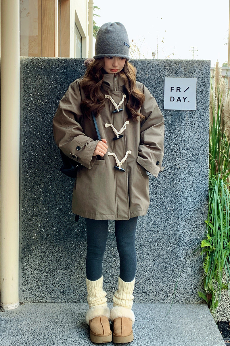 现货军绿色派克内胆羽绒服加厚外套5837-P275-K408,女装羽绒服,2C159