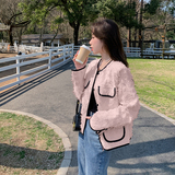 现货主推款！高端气质流苏设计感小香风外套2C029-2329P150K218，女装短外套，2C029