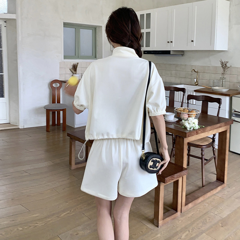 【夏季现货】纯色气质宽松简约运动套装088-6619p135k188,女装套装/套裙,2C088