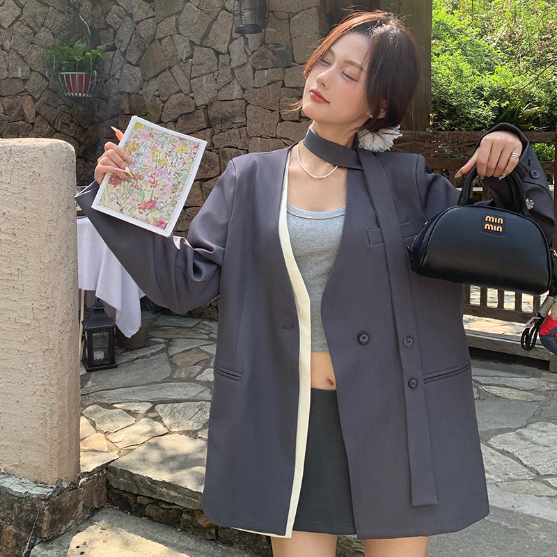 新品主推通勤气质搞定绝美设计立体剪裁西装2C030-9027-P155-K228,女装西装,2C030