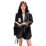设计感小众休闲西装外套女2025年春秋季新款韩版复古显瘦西服上衣，女装西装，2C087