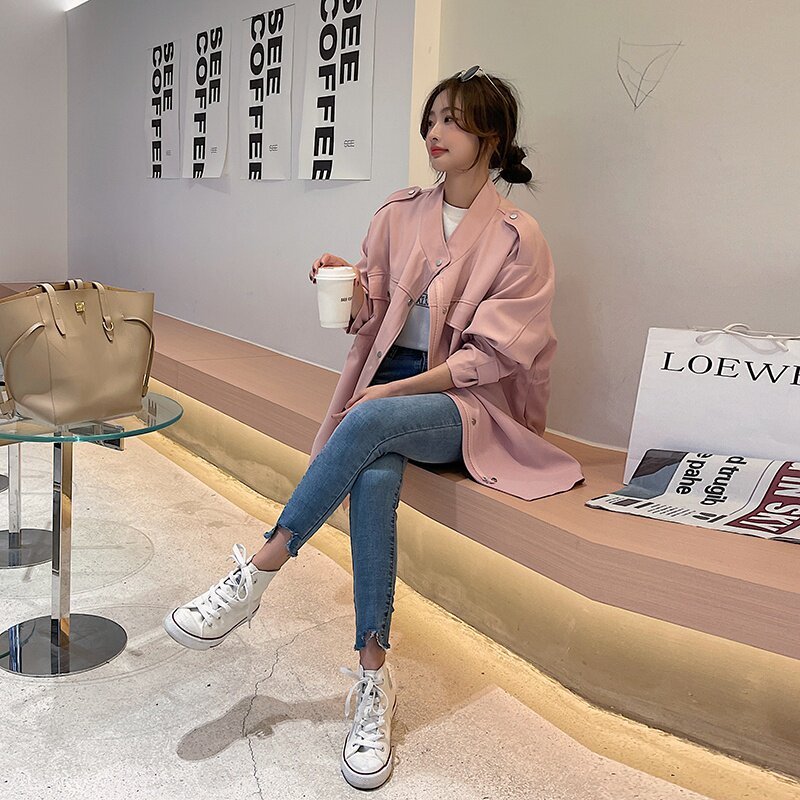【现货】2025春季新款短款减龄小个子风衣085-8533-P125-K178,女装风衣,2C120