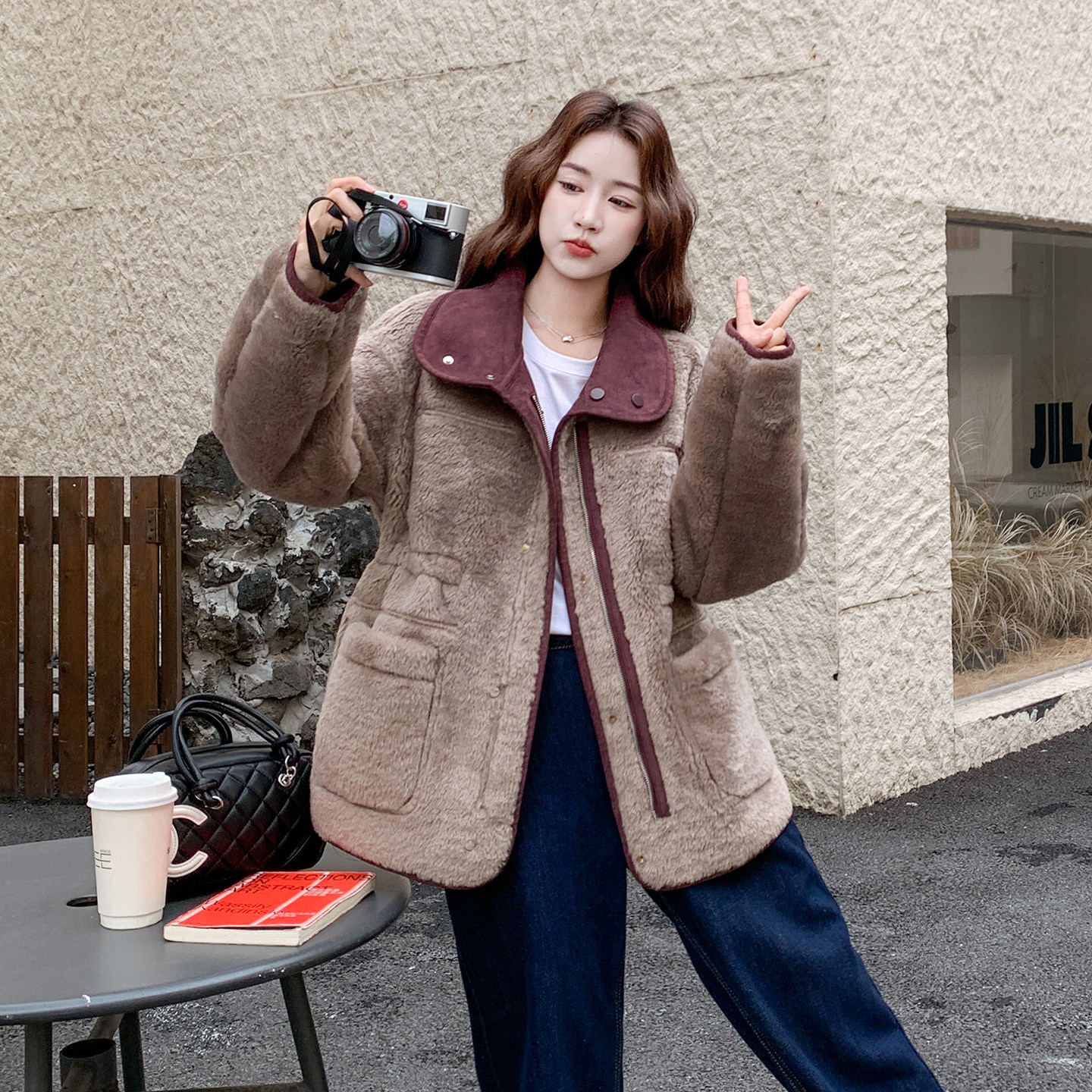 现货！2025冬季女装新款时尚洋气两面穿皮毛一体2C306-P230-K348,女装皮草,2C306