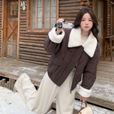 新款冬装羊羔毛领棉服（大货已出），女装棉衣/棉服，2C222