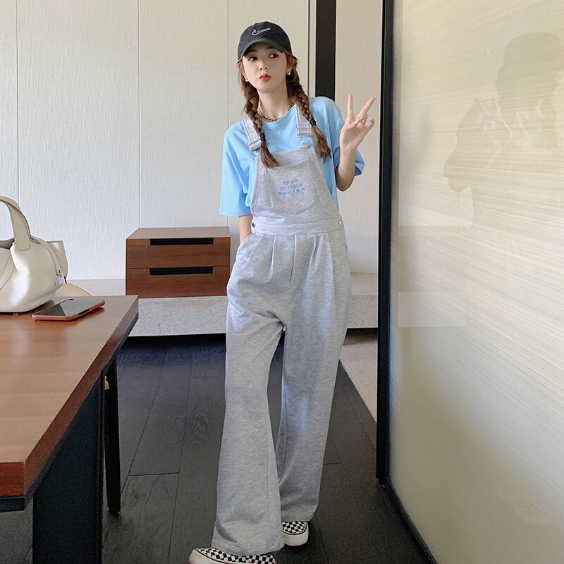 【夏现货+买家秀】慵懒风时尚休闲背带裤088-1977p105控168,女装休闲裤,2C088