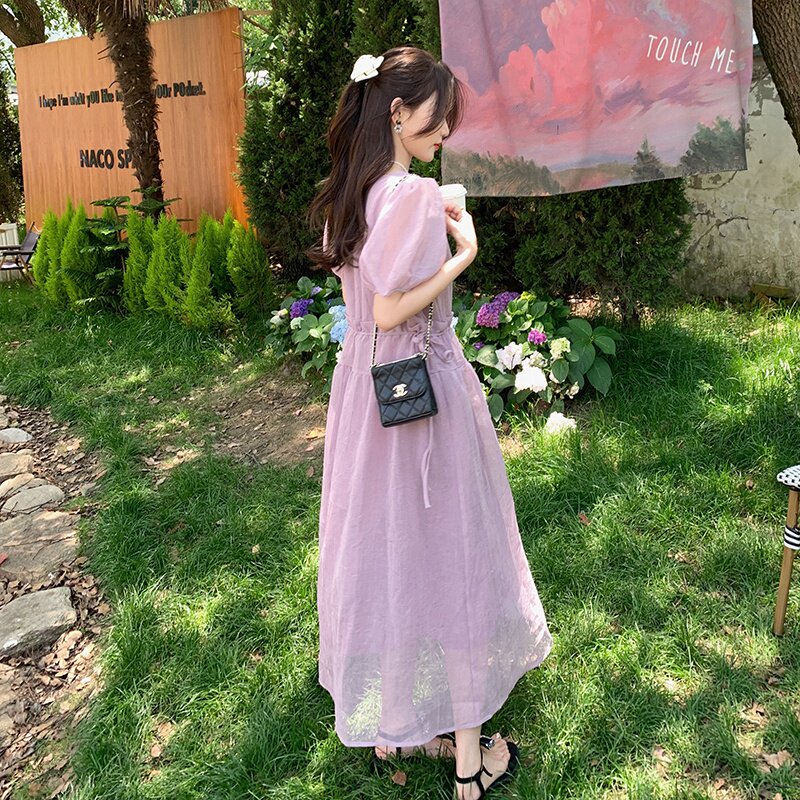 大量现货主推夏季两色仙女长裙2C032692P105K158,女装连衣裙,2C032
