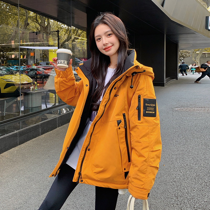 现货主推25冬新冲锋羽绒外套保暖羽绒服2D044-699-P255-K385,女装羽绒服,2D044