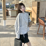 现货：春装新款高级复古印花韩系夹克外套2C135-6877P165K248，女装短外套，2C135
