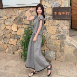今日新款夏季薄款木耳边拼接无袖套装2C233-A186-P145-P219，女装套装/套裙，2C233