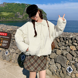 【90绒150-200g】9033-2c016-P305-k448幼稚粉色系绳短款羽绒服，女装羽绒服，2C016