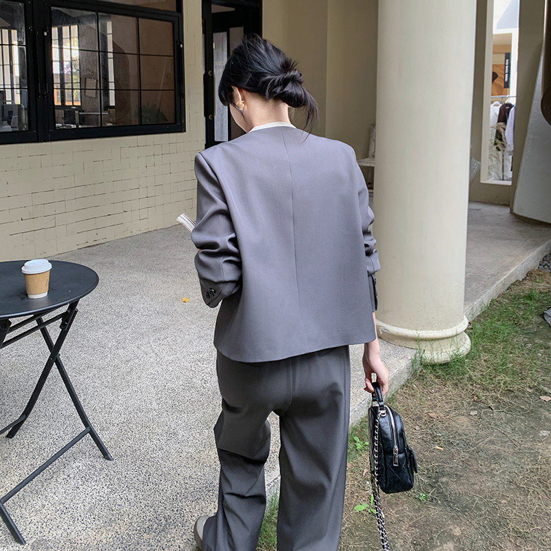 现货主推2026秋设计款休闲时尚两件套装C252-2601P160K238,女装套装/套裙,2C252