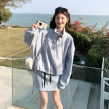 新品盐系轻熟风休闲小个子运动卫衣套裙5851-P145-K208，女装套装/套裙，2C159