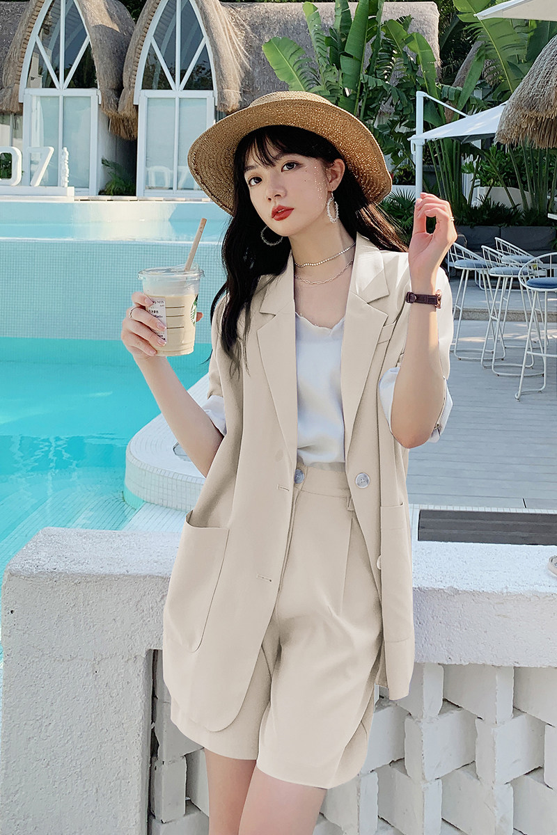 【夏现货+买家秀】气典纯色西装套装088-1818p125控188,女装套装/套裙,2C088