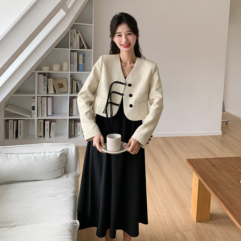 新中式风套装女2025新款秋季高级感气质两件套,女装套装/套裙,2C166