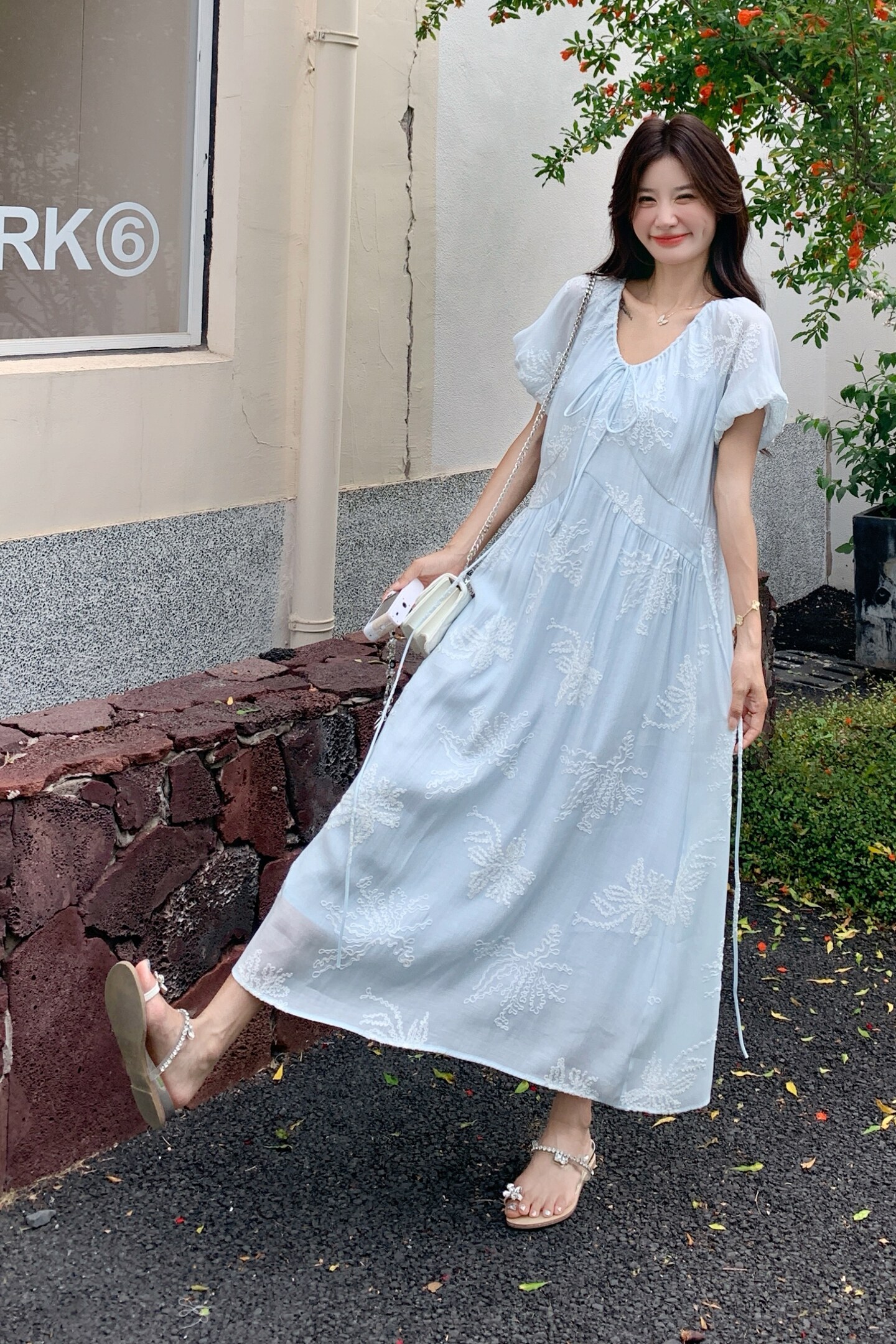 【大量现货】连衣裙女2025夏季新款短袖裙子2C227/2551/P155K218,女装连衣裙,2C227