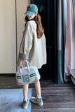 2025秋季新款韩版宽松休闲百搭纯色风衣外套女中长款气质显瘦上衣，女装风衣，2D044