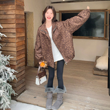 现货豹纹加棉外套2C277-5839-P165-K268，女装棉衣/棉服，2C277